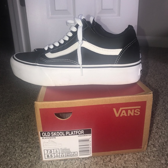 size 3 platform vans